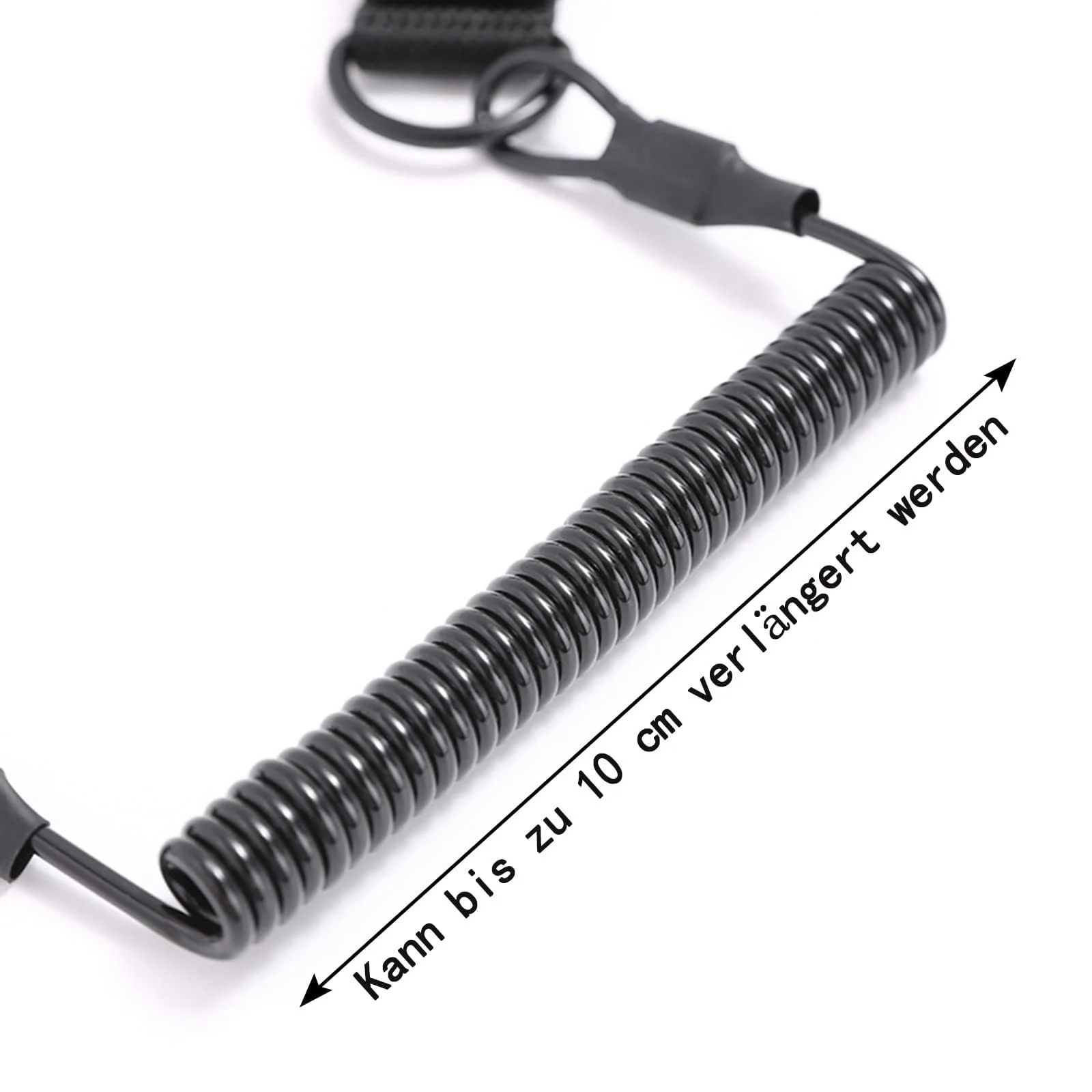 Тактический ремешок Paracord Черный, фото №4