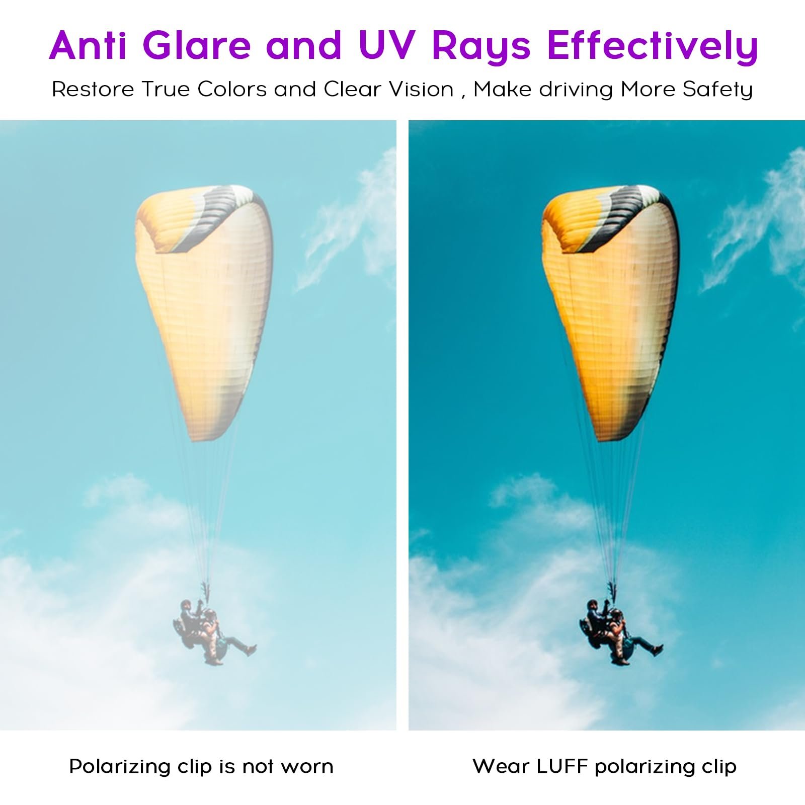 Солнечные очки elthmpr с зажимом поляризованные солнцезащитные, фото №6 Солнечные очки elthmpr с зажимом поляризованные солнцезащитные, фото №6