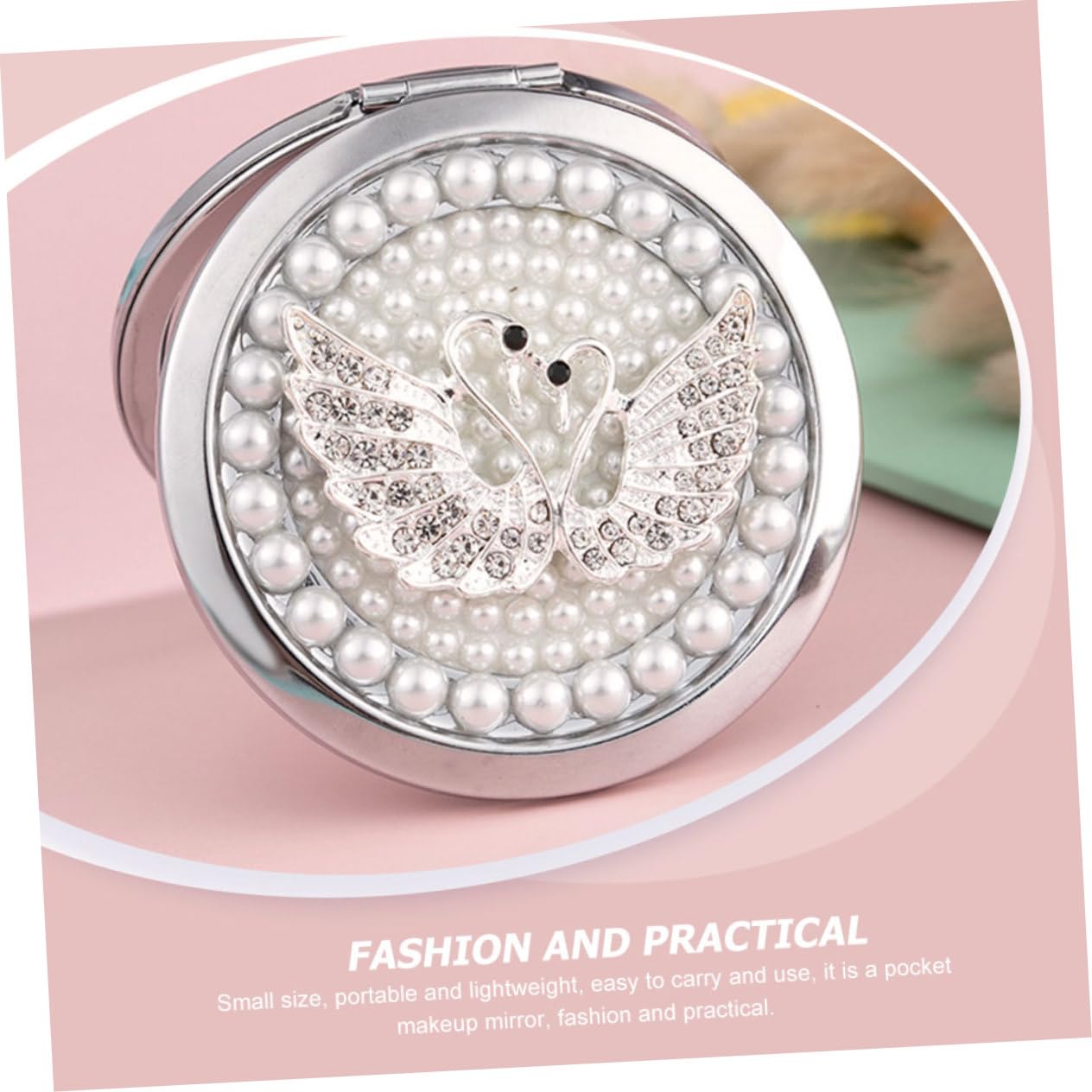 Зеркало Angoily Portable 3 Pieces Карманное Жемчужное Увеличительное, фото №2 Зеркало Angoily Portable 3 Pieces Карманное Жемчужное Увеличительное, фото №2