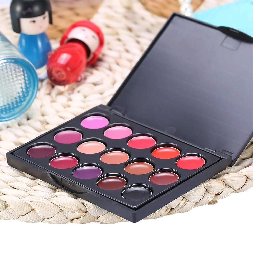 Блиск для губ Solomi Палетка 15 кольорів, фото №8