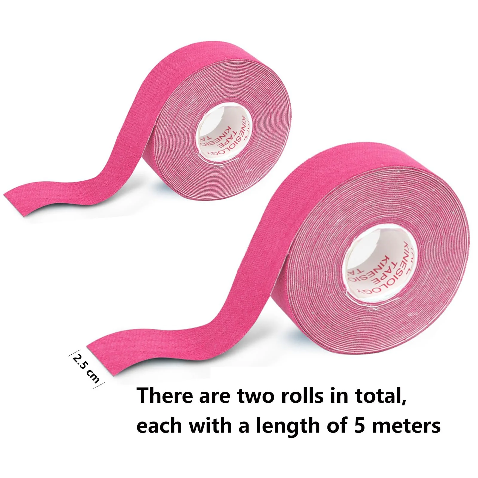 Стрічки для підтяжки обличчя Рожевий, 2 шт, фото №3