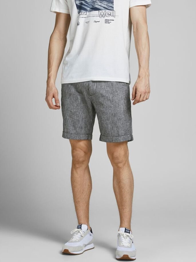 Шорты Jack&Jones JJLINEN SHORTS AKM 12184684 Темно-синий S, фото №1