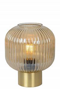 Настільна лампа LUCIDE Maloto Діаметр 20 см 1 x E27 Бурштинова - Фото 1