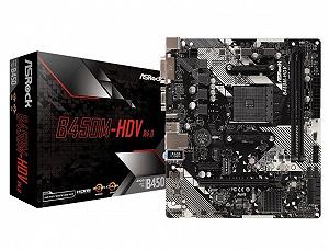 Материнська плата ASRock B450M-HDV R4.0 Socket AM4  - Фото 1