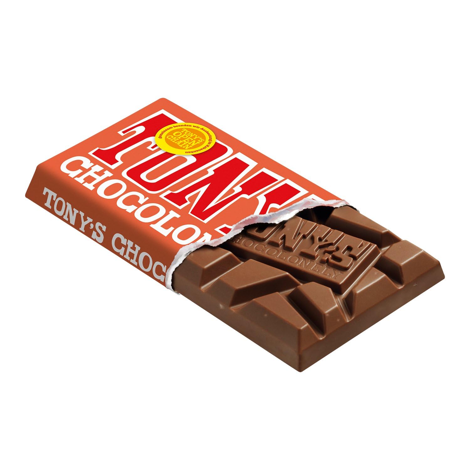 Плитка Tony's Chocolonely Молочный шоколад Карамель и морская соль 90 г, фото №4