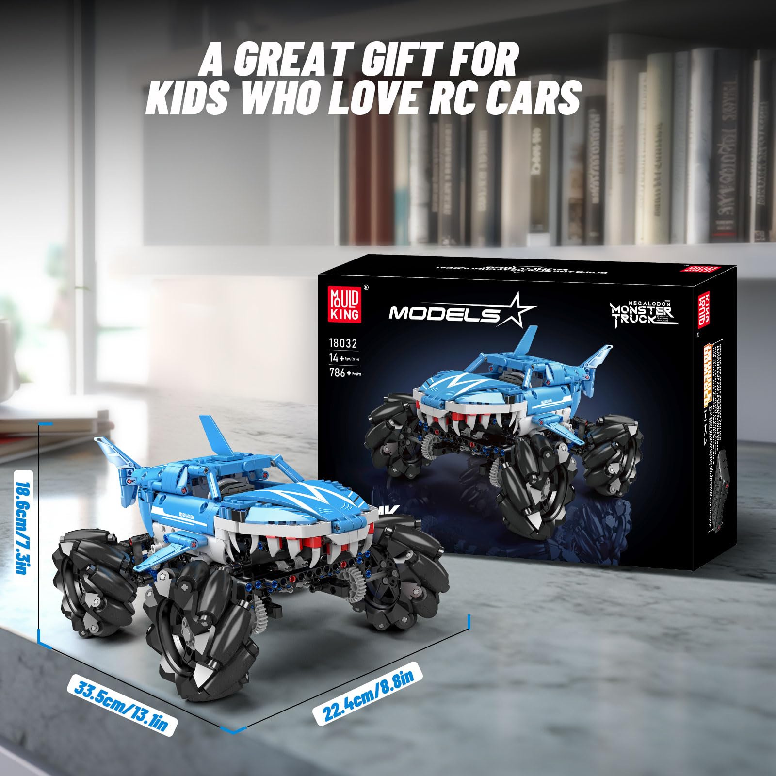 Конструктор Mould King Technick Модель monster truck 18032 786 частин, фото №5