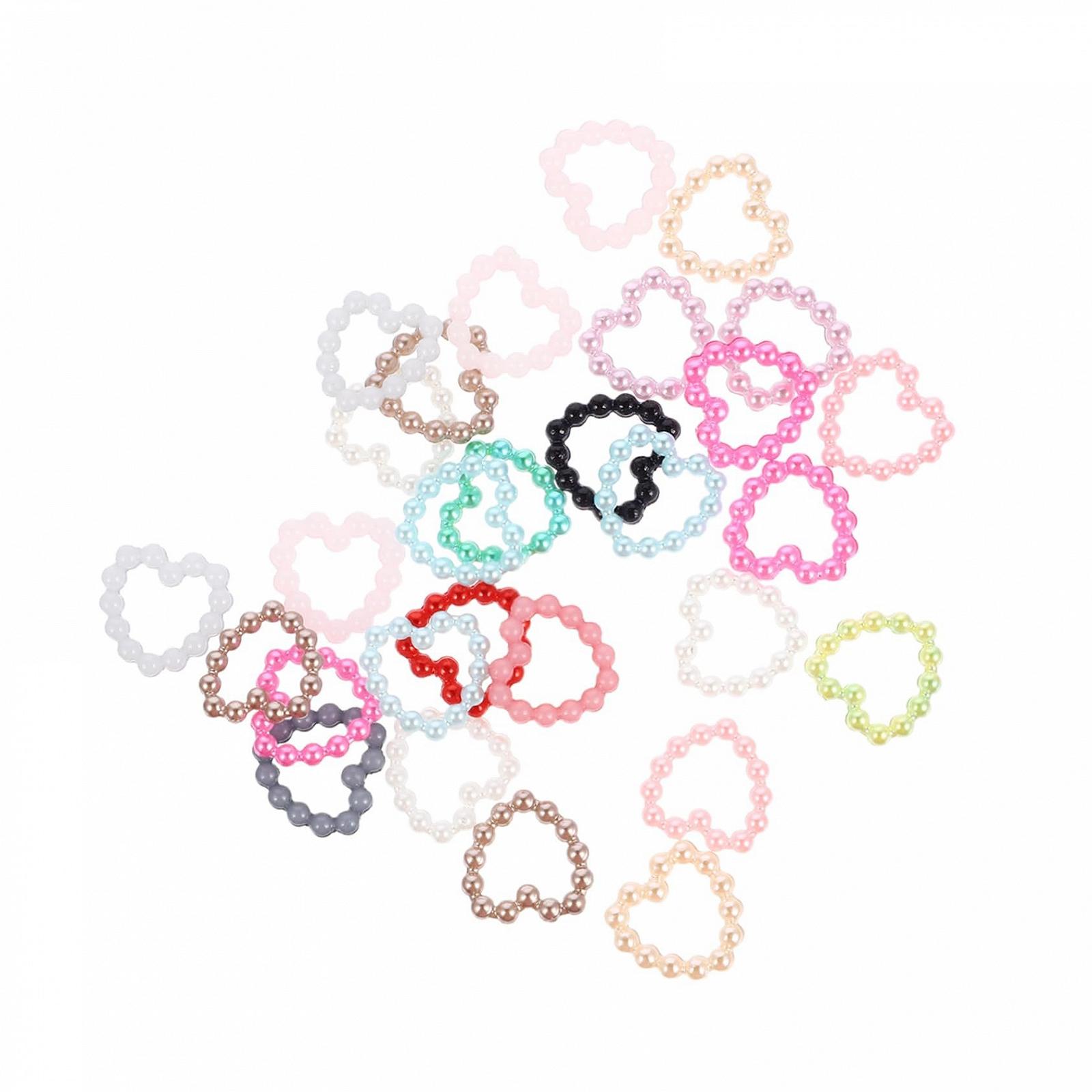 Украшения для ногтей Сердце Градиент Жемчуг 3 шт., фото №1