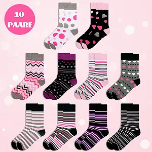 Носки Jeasona 35-42 Хлопок, разноцветные, 10 пар synthetic.ua - Фото 1