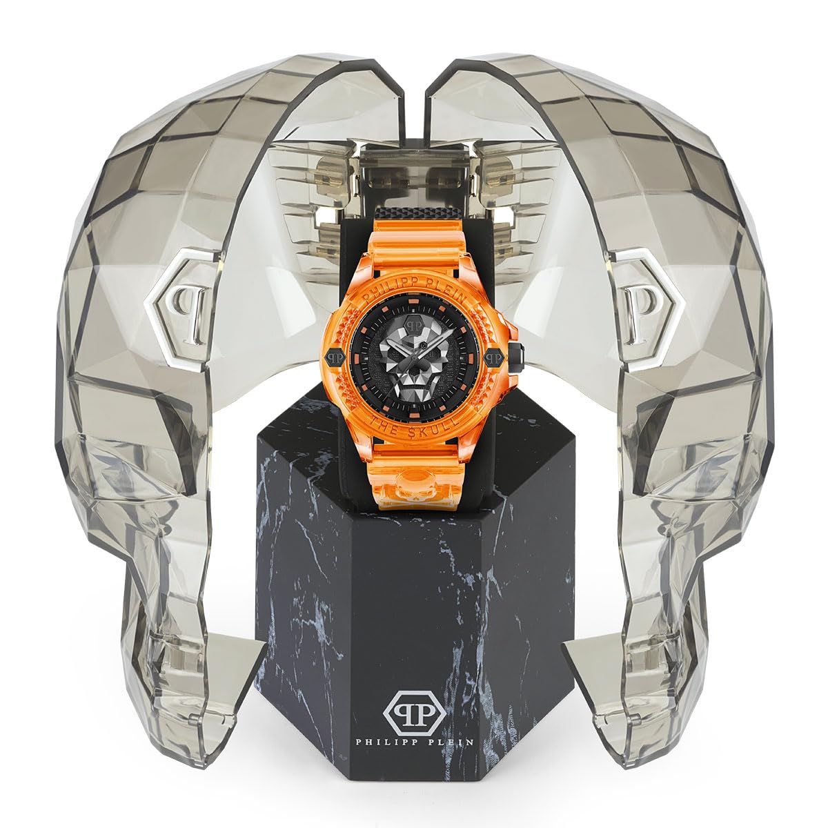 Часы Philipp Plein $Kull Scuba Duba Edition Мужские Унисекс Аналоговые Кварцевые Силиконовые, фото №4