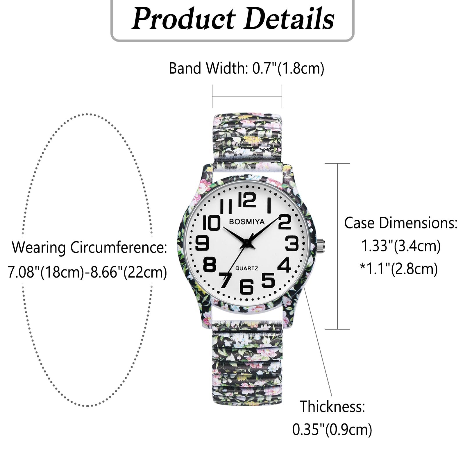 Жіночий наручний годинник OIDEA Еластичний Богемний, фото №2