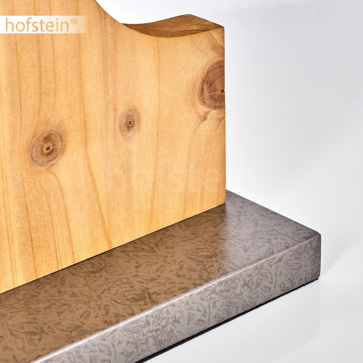 Настільна лампа Santorum Wood/Metal Natural / Antique Nickel 2-лампова Scandinavian 2 x E27, фото №7