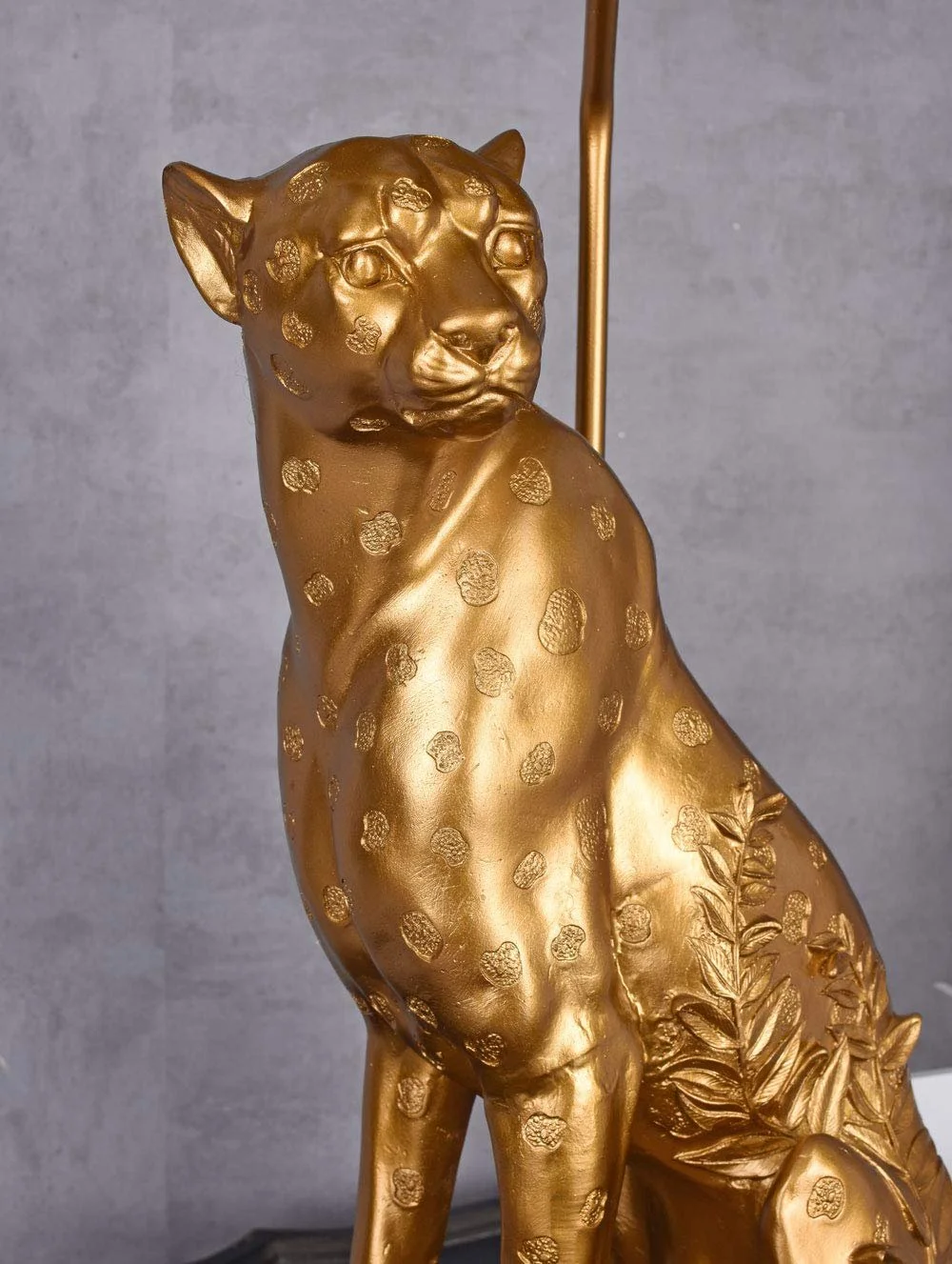 Настільна лампа Palazzo XL cw232 Пантера Art Deco 77 см Золота Чорна, фото №4