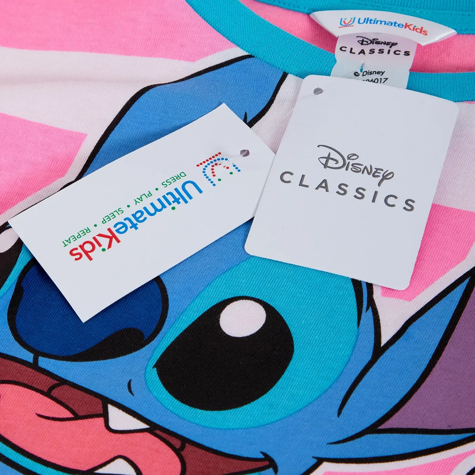 Піжама Lilo & Stitch Angel для дівчат, дитячий комплект: футболка з довгими рукавами, фото №5