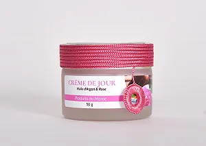 Зволожувальний крем для обличчя та шиї Argan and Pink з аргановою олією та трояндою - Фото 1