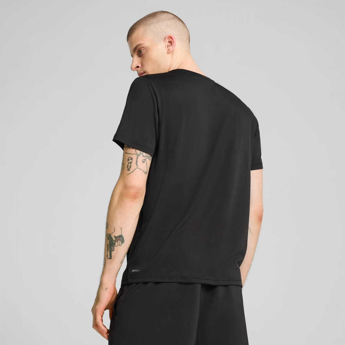Футболка M TAD ESS SOLID CAT TEE LC 52590801 Puma Чорний 2XL, фото №4