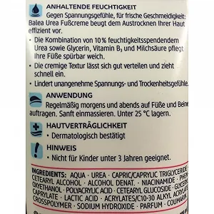 Крем для ног Balea Urea 10% для очень сухой кожи 100 мл synthetic.ua - Фото 1