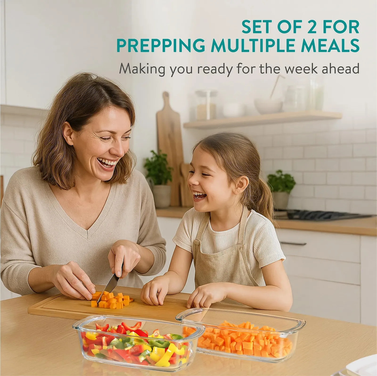 Набір форм для запікання Navaris боросилікатне скло з кришкою 1.8 л 2 шт, фото №7 Набір форм для запікання Navaris боросилікатне скло з кришкою 1.8 л 2 шт, фото №7