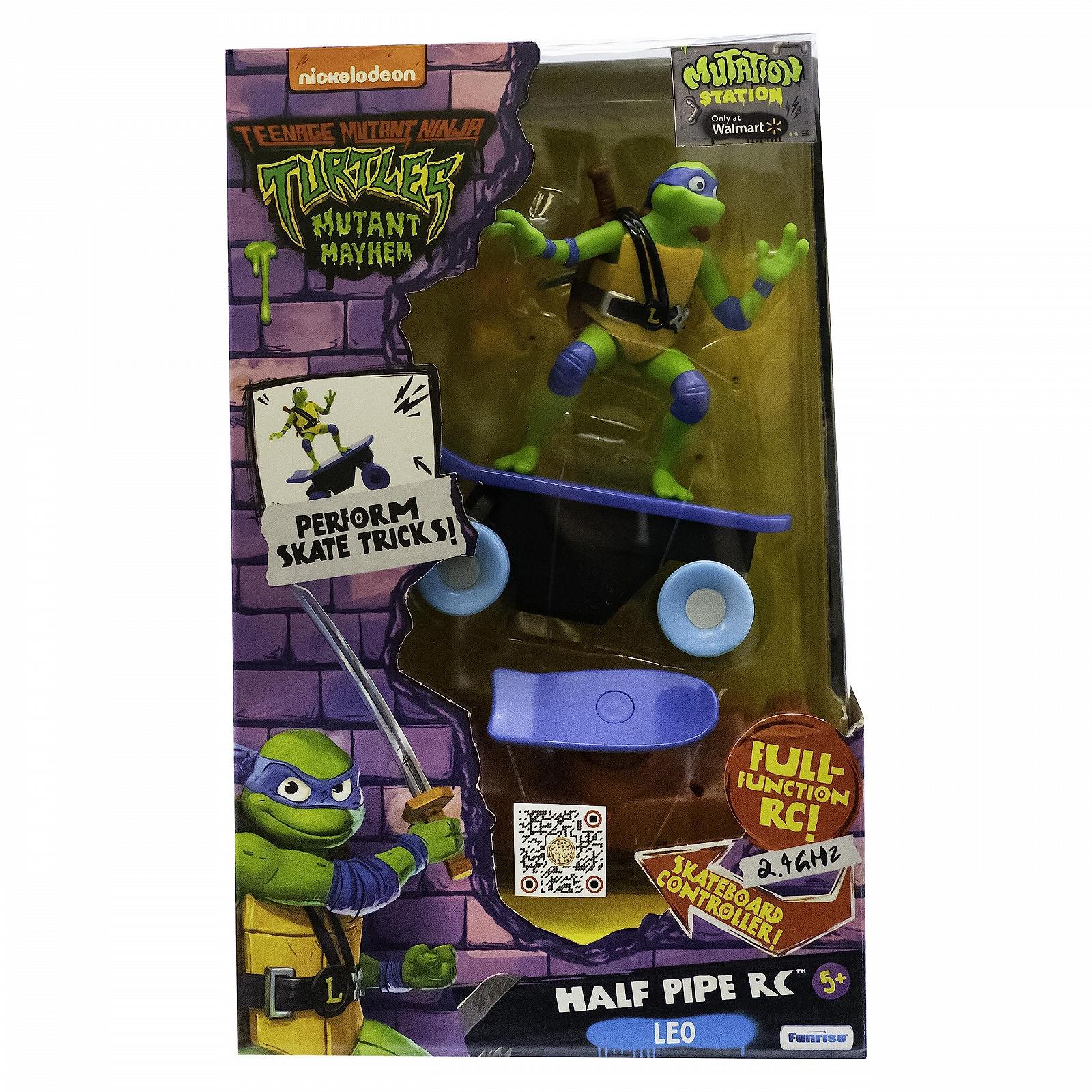 Фігурка TMNT Леонардо, транспортний засіб з дистанційним керуванням Half Pipe, Film Edition, фото №2