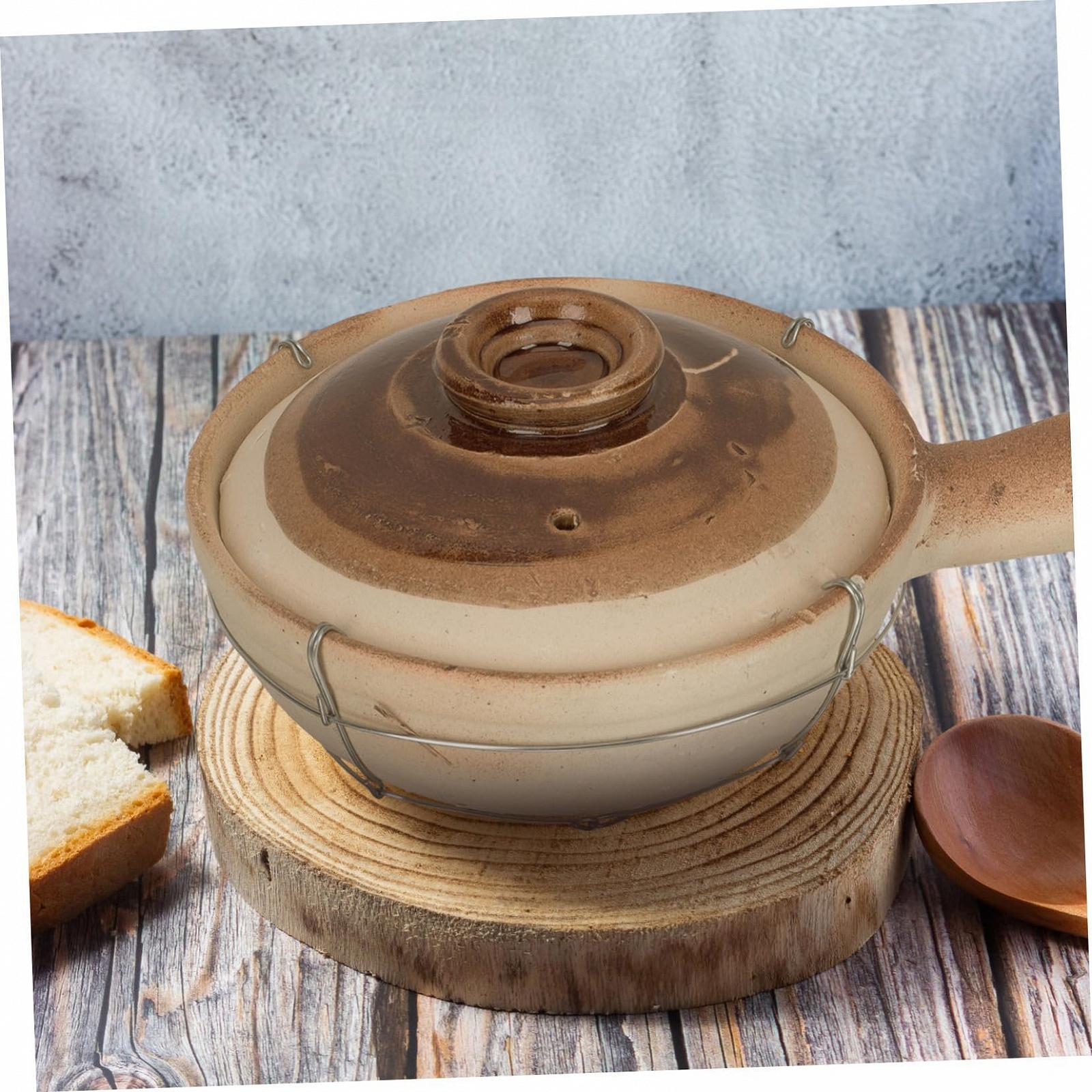 Кастрюля керамическая VICASKY с крышкой и пароотводом 0,5 л, фото №5