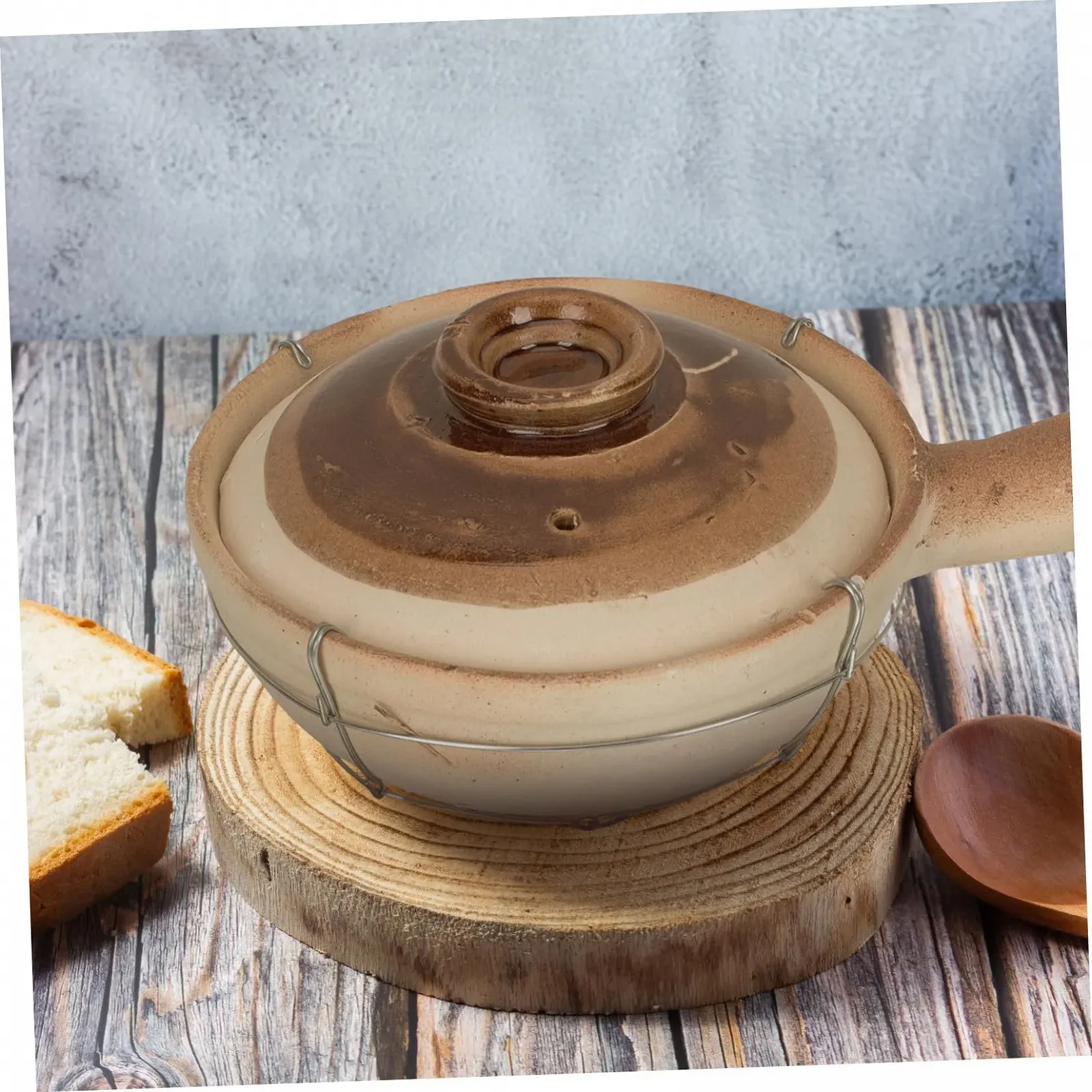 Ківш керамічний VICASKY з кришкою та паровідводом 0,5 л, фото №5