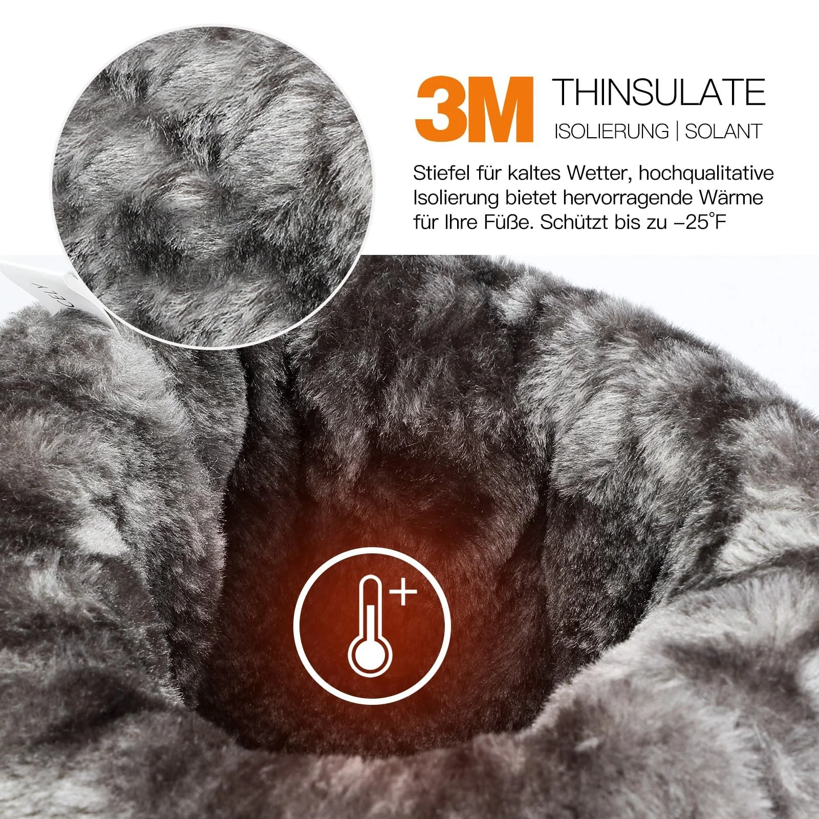 Чоловічі зимові водонепроникні черевики Kricely з теплою підкладкою, нековзкі, фото №2