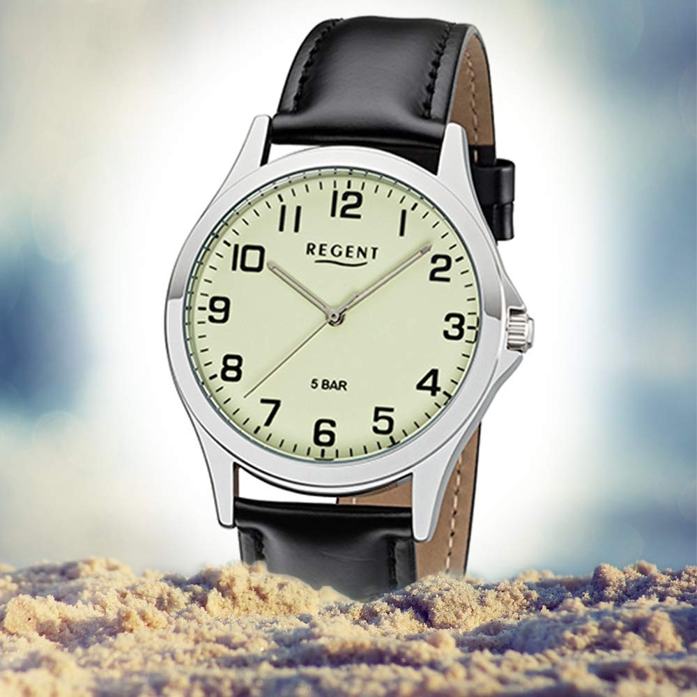 Годинник Regent Herren Analog Miyota 2035 з штучним шкіряним ремінцем 11110757, фото №5