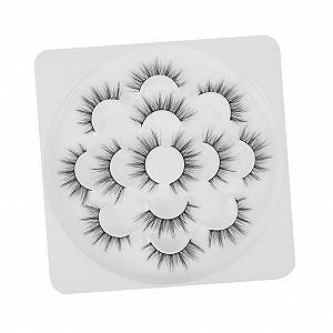 Искусственные Ресницы Angoily 3D Тонкие Черные 7 пар - Фото 1