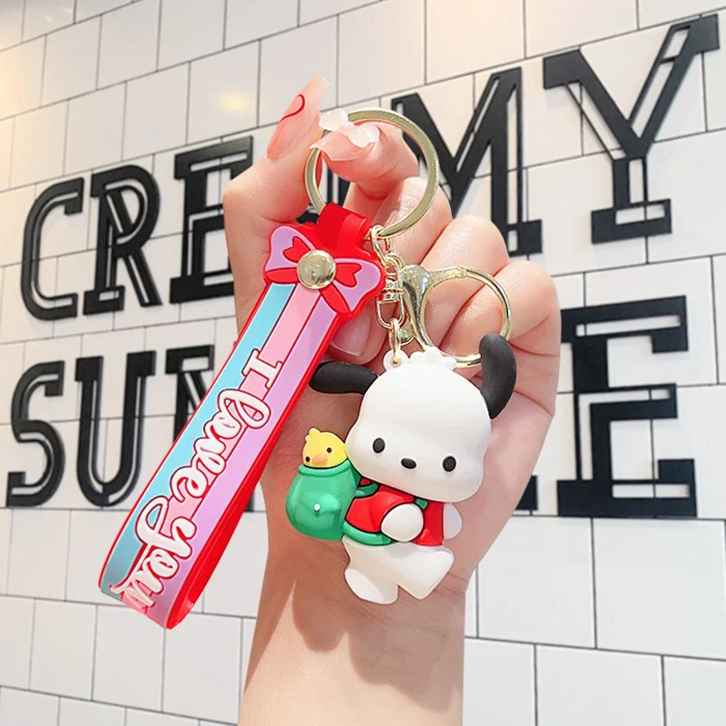 Брелок Санріо собачка Pacha Sanrio Pacha дитячий брелок на рюкзак, ключі 6 см, фото №4 Брелок Санріо собачка Pacha Sanrio Pacha дитячий брелок на рюкзак, ключі 6 см, фото №4