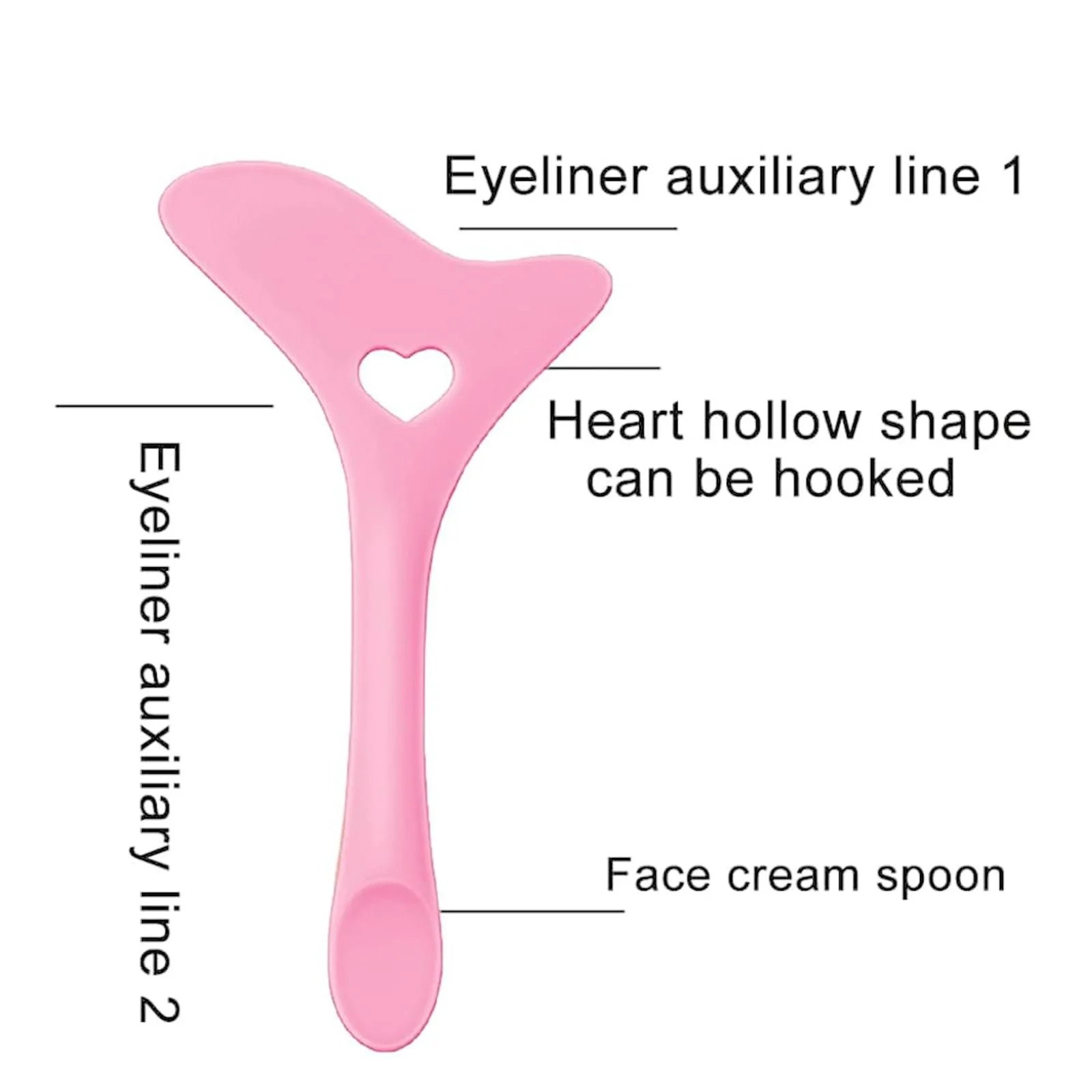 Трафарети Kinretixiaуки для підводки тушшю та тінями Визначені підводки Рожевий, фото №4 Трафарети Kinretixiaуки для підводки тушшю та тінями Визначені підводки Рожевий, фото №4