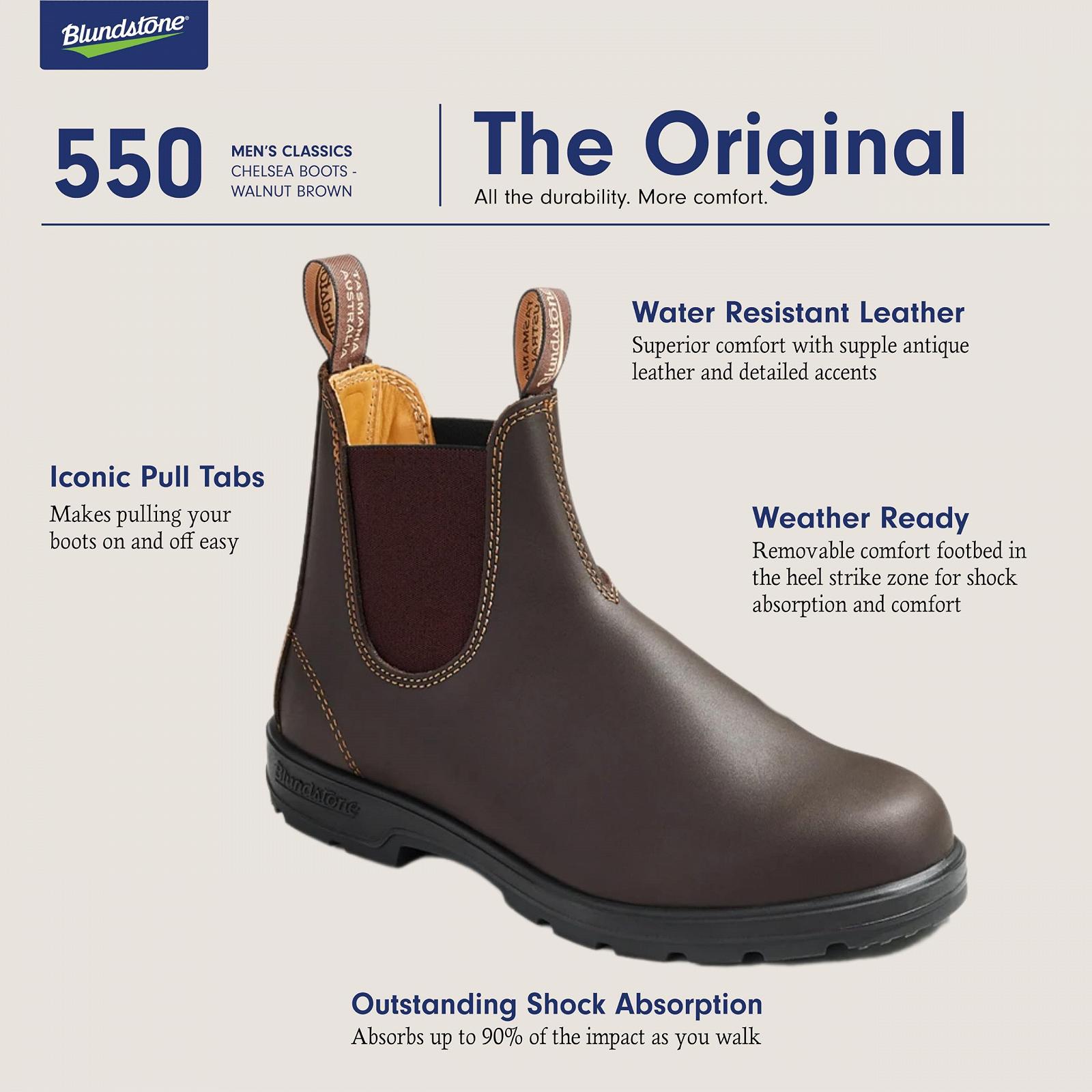 Ботинки Blundstone 550 Кожаные Унисекс, фото №3