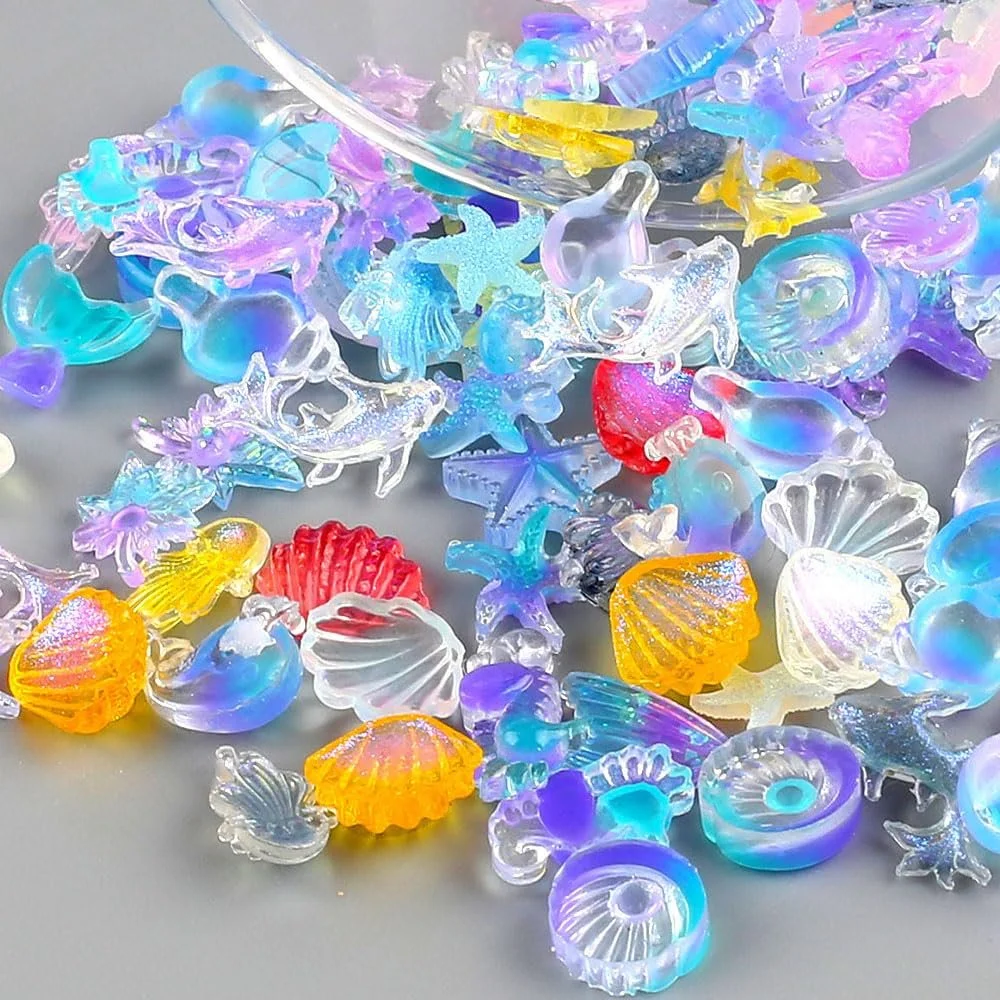 Подвески для ногтей Jaliya Лето Море 3D Смола Медуза Морская звезда Дельфин Ракушка Шармы для ногтей Пляж Стразы для ногтей Дизайн ногтей Аксессуары для ногтей, 100 шт, фото №4 Подвески для ногтей Jaliya Лето Море 3D Смола Медуза Морская звезда Дельфин Ракушка Шармы для ногтей Пляж Стразы для ногтей Дизайн ногтей Аксессуары для ногтей, 100 шт, фото №4