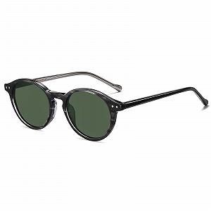 Сонцезахисні окуляри овальні Johnny Depp Art Acetate Polarised Trendy для чоловіків і жінок з тонованими лінзами - Фото 1