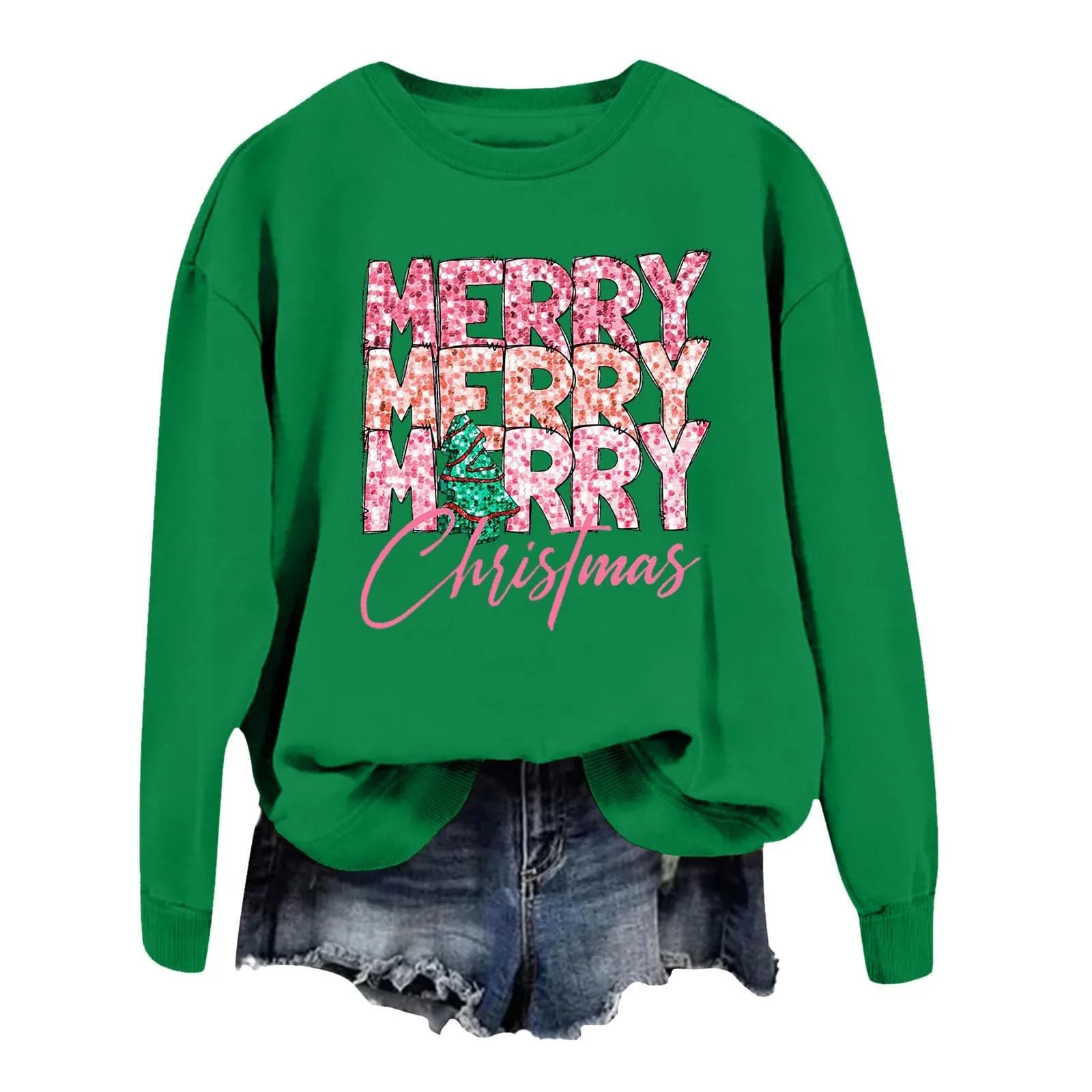 Різдвяний джемпер Жіночий Різдвяний Світшот, фото №5