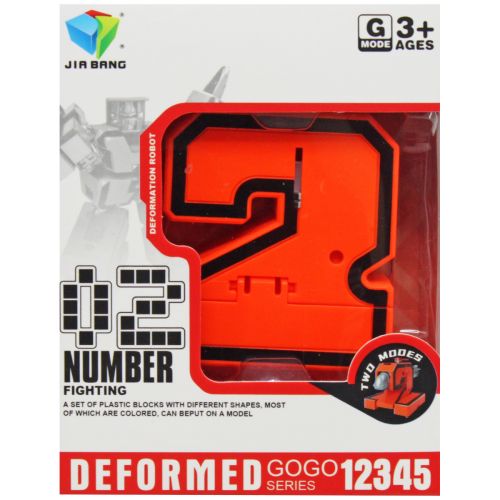 Трансформер-цифра Number Fighting 2 [tsi225610-TSI], фото №1
