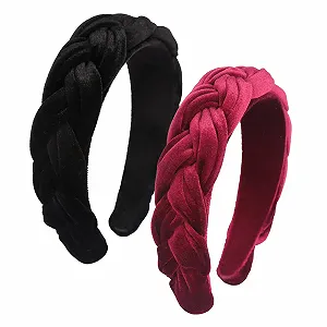 Обруч Бархатный плетенный вид - Фото 1