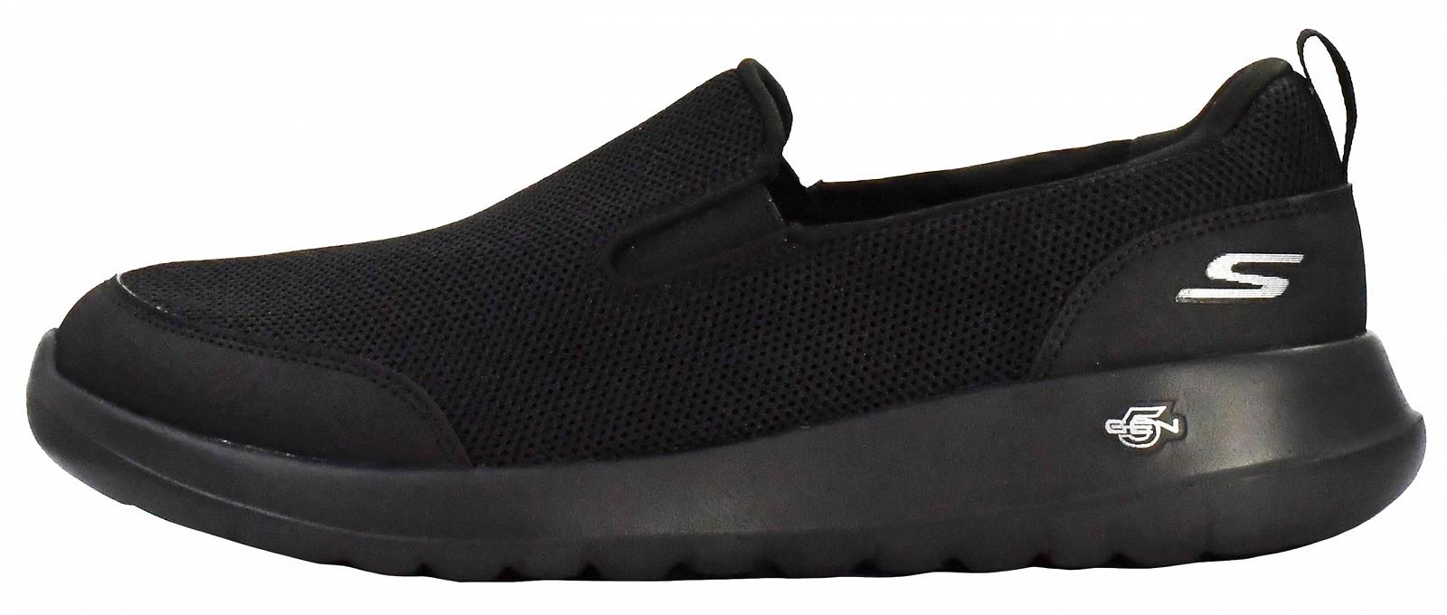 Кросівки Skechers Go Walk Max Clinched Чоловічі Спортивні Сітчасті З подвійним ремінцем, фото №7