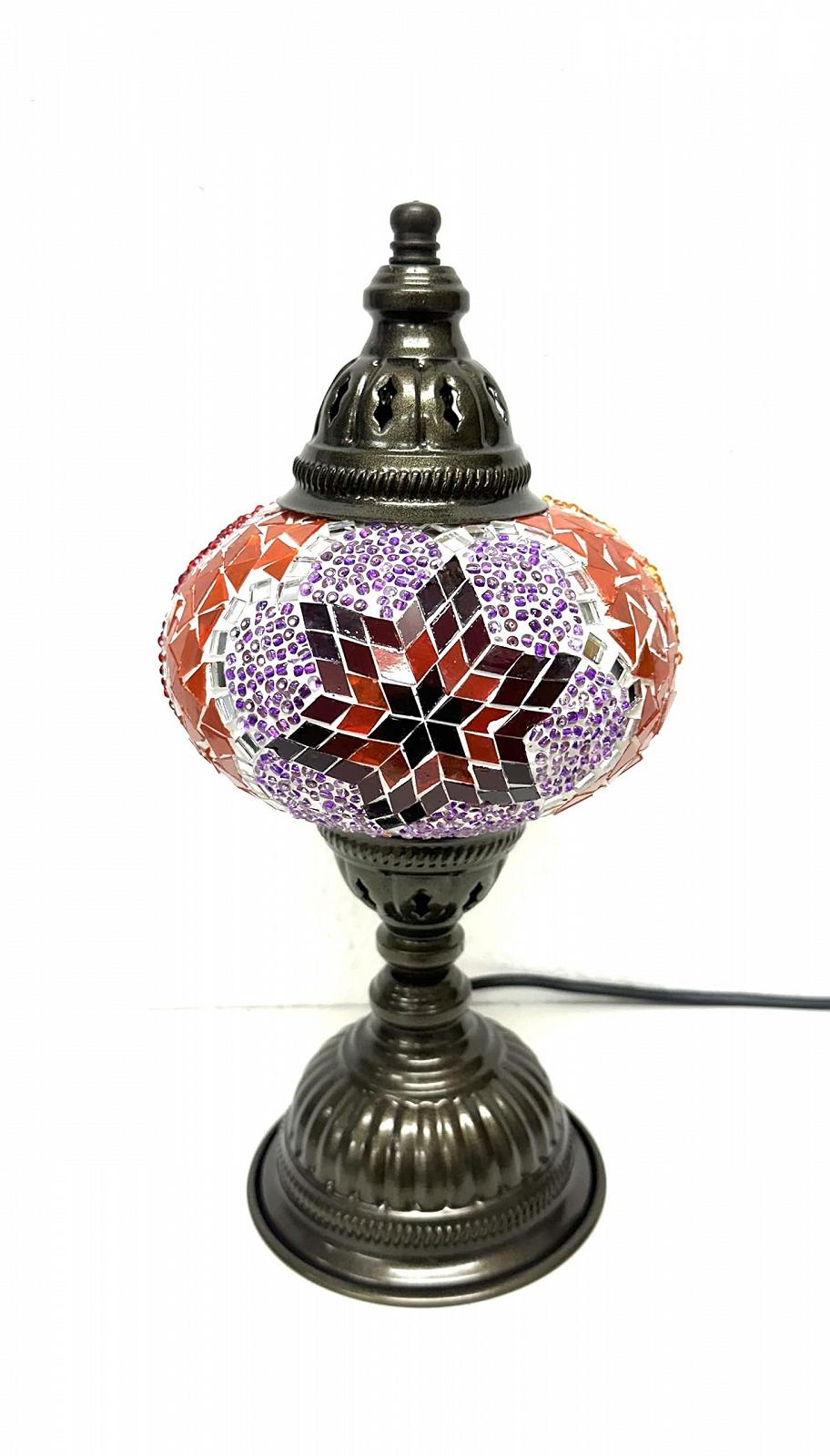Настільна лампа Mosaic L Підлогова Східна Помаранчевий/Фіолетовий, фото №2
