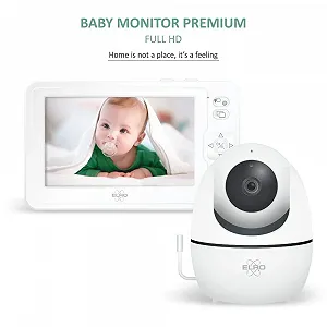 Відеоняня ELRO BC2000 Premium Full HD 5 дюймів біла synthetic.ua - Фото 1