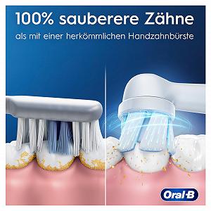 Електрична зубна щітка Oral-B iO Series 2, 1 насадка, 3 режими чищення, дорожній футляр, підставка для насадок, Forest Green synthetic.ua - Фото 1