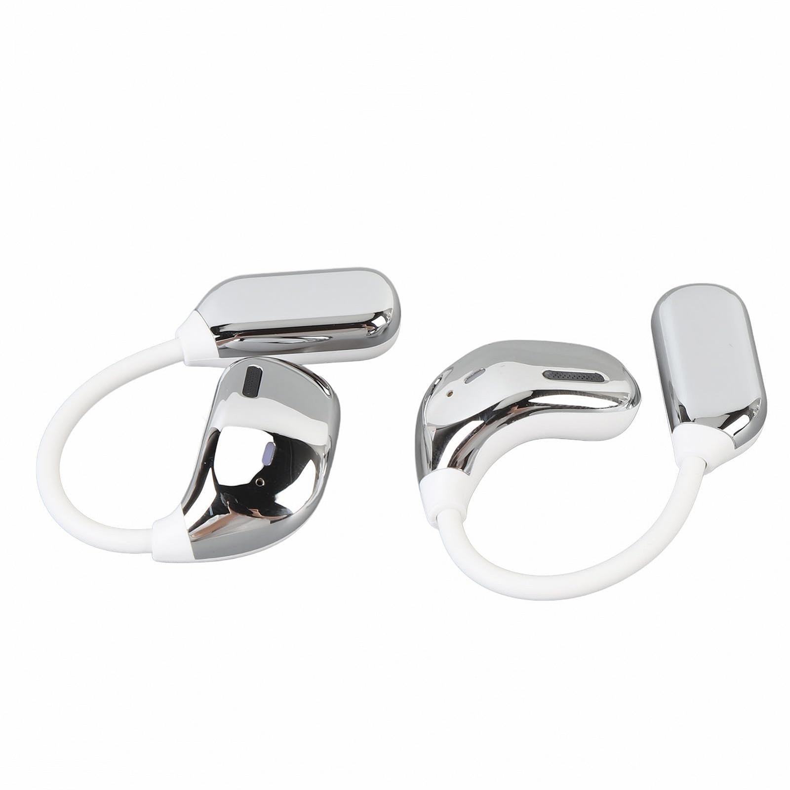 Беспроводные наушники для перевода GOWENIC, 2 пары, транскрипция в реальном времени для бизнес-встреч, сенсорные, ABS, силикон, фото №7