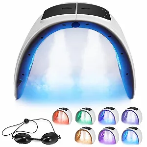 LED Маска для обличчя Deciniee Light Therapy з функцією розпилення 7 кольорів - Фото 1