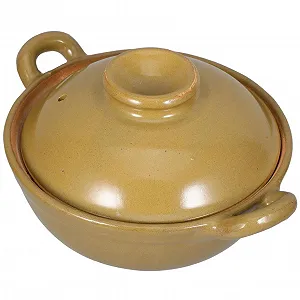 Каструля Керамічна Гончарна глина з ручкою антипригарна - Фото 1