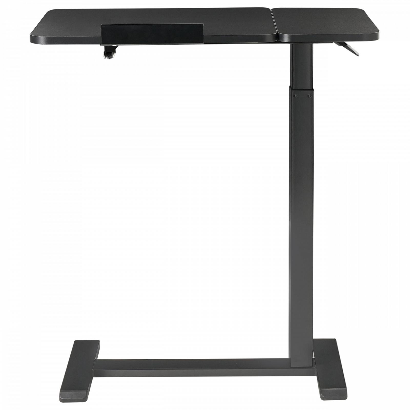 Столик для ноутбука Beliani Schola Регулируемый по высоте 70 x 40 см Черный, фото №6