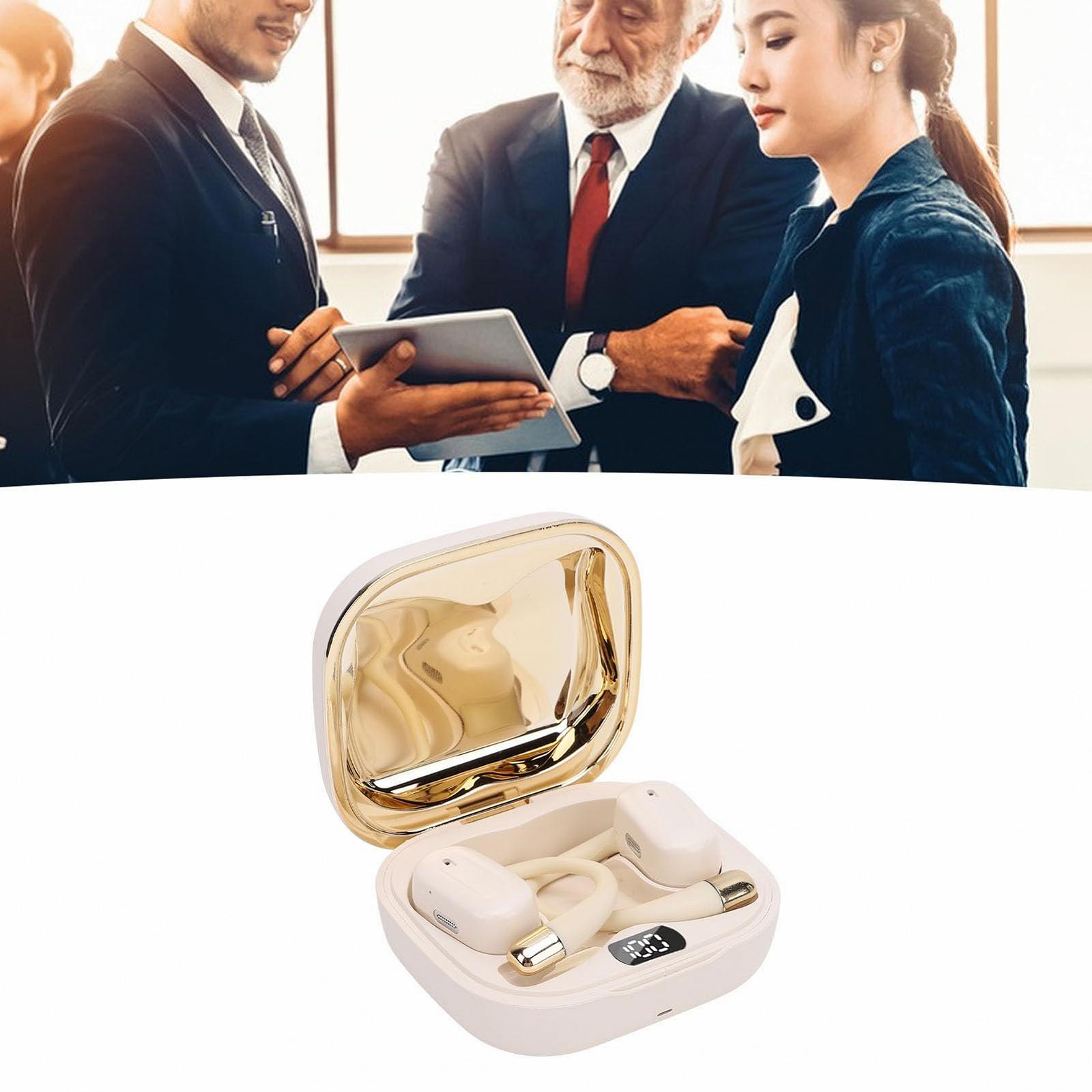 Навушники-перекладачі Bluetooth 5.3 144 мови онлайн 3 режими миттєвого перекладу голосу з додатком для Android Золотий, фото №3