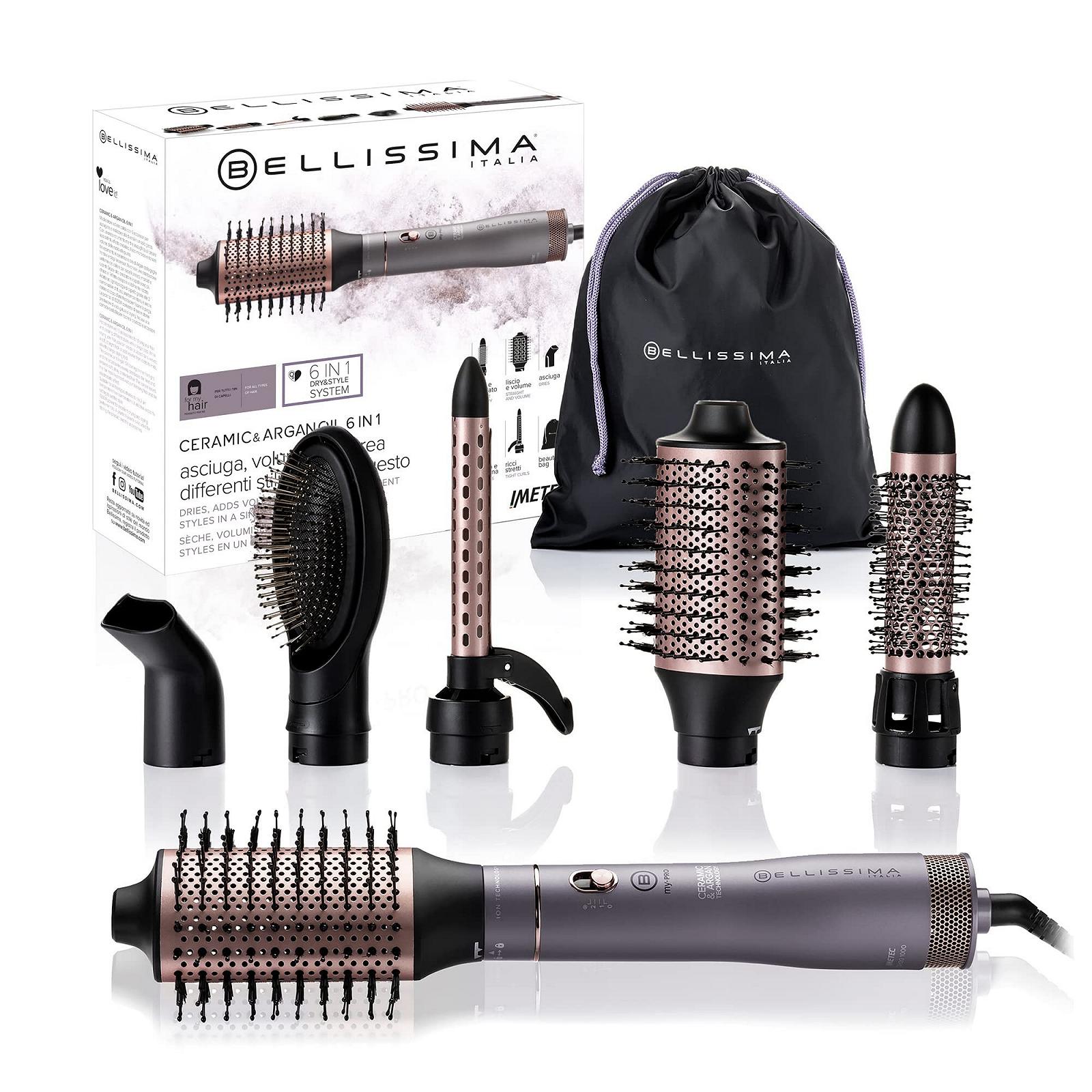 Фен-щітка Bellissima Ceramic & Arganoil 6 in 1 1000 W з іонізацією, фото №1 Фен-щітка Bellissima Ceramic & Arganoil 6 in 1 1000 W з іонізацією, фото №1