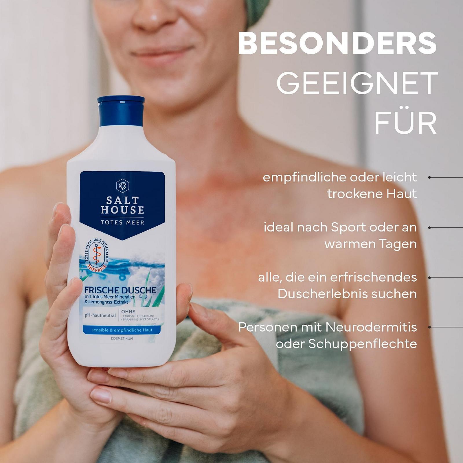 Гель для душа Salthouse Dead Sea Therapy Fresh Лемонграсс 250 мл, фото №6