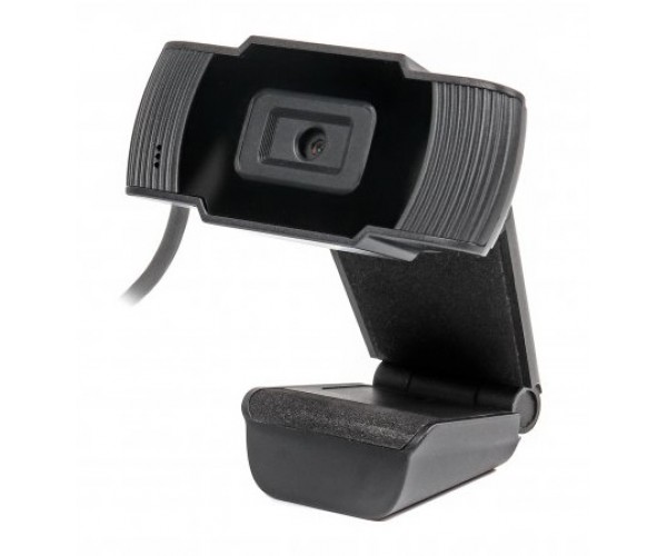 Web камера Maxxter WC-HD-FF-01 Black 1.3 Mpx 1280x720 Fixed-Focus USB 2.0, вбудований мікрофон (WC-HD-FF-01), фото №1