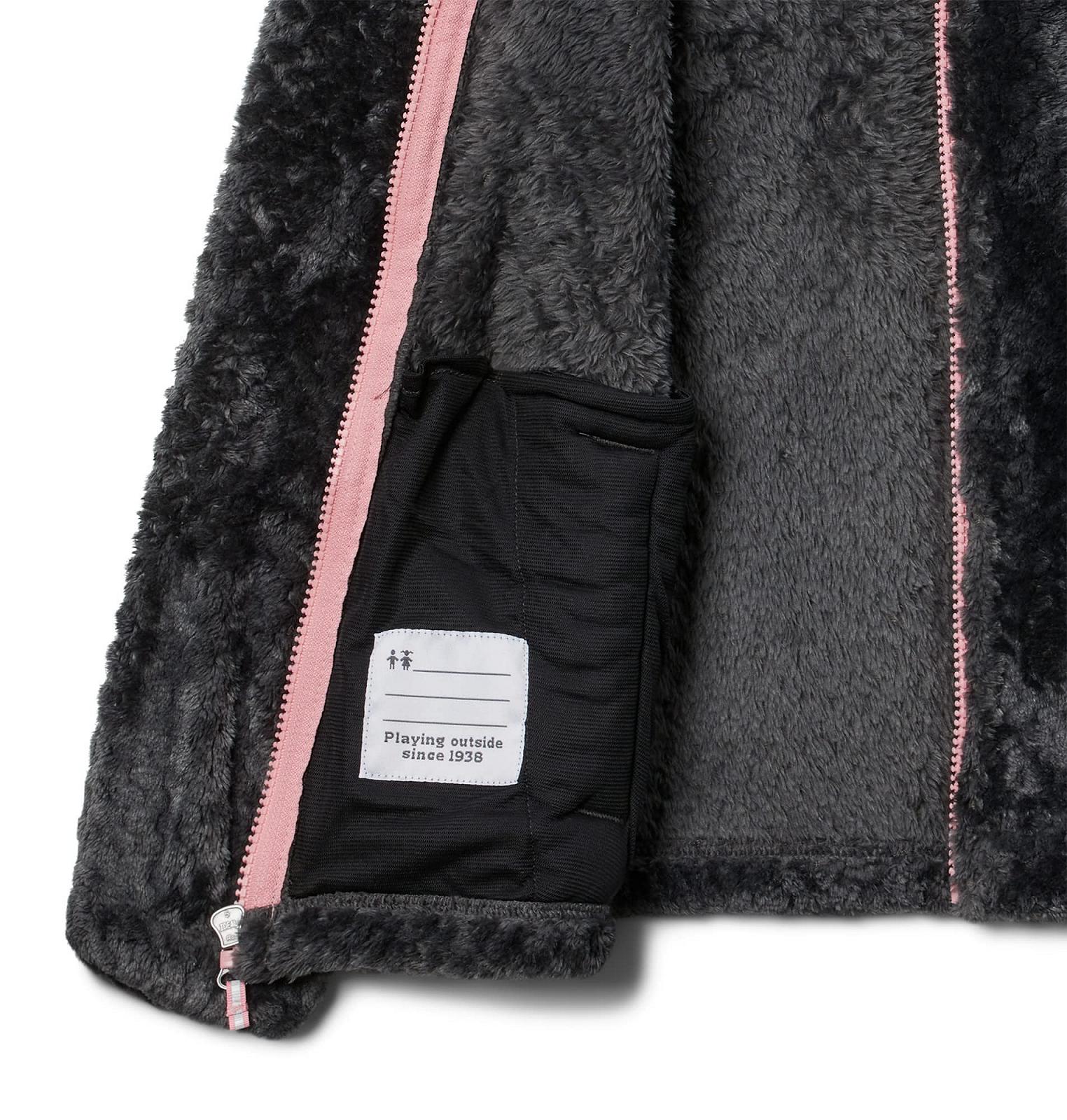 Флисовая кофта Columbia Fire Side Sherpa на полной молнии для девочек, фото №3