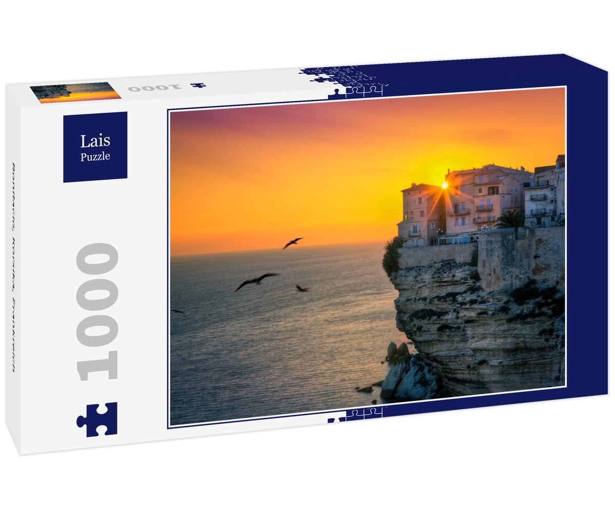 Пазл Lais Puzzle Bonifacio, Corsica, France 1000 деталей, фото №1