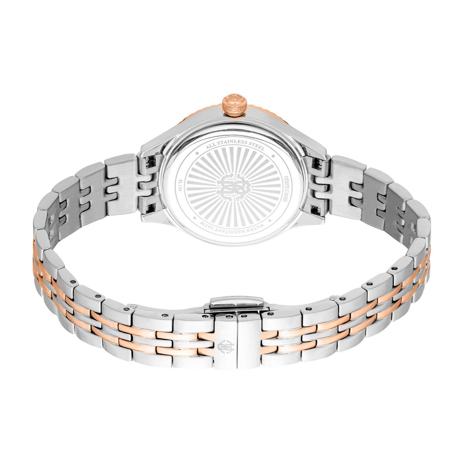 Жіночий аналоговий кварцовий годинник Roberto Cavalli RC5L124M0105, перлинно-білий, фото №3